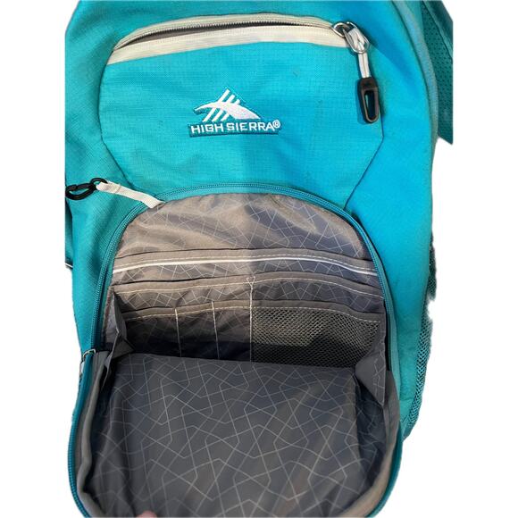 High Sierra Padded Computer See Green Backpack - Picture 3 of 5